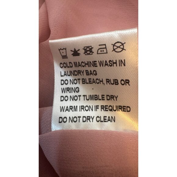 2/$30 NWT Princess Polly Pink Size 0 Ruched Satin Bow Mini Dress - Picture 6 of 16